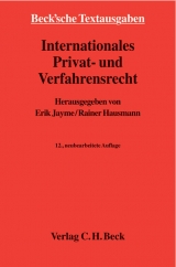 Internationales Privat- und Verfahrensrecht - Jayme, Erik; Hausmann, Rainer