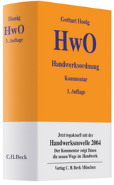 Handwerksordnung - Honig, Gerhart; Knörr, Matthias