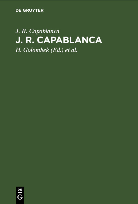 J. R. Capablanca - J. R. Capablanca