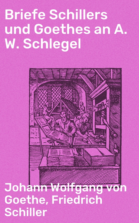 Briefe Schillers und Goethes an A. W. Schlegel - Johann Wolfgang von Goethe, Friedrich Schiller