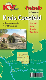 Coesfeld Kreiskarte für das südliche Münsterland - Tacken, Sascha René; Kommunalverlag Tacken e.K.