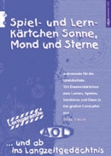 Spiel- und Lernkärtchen Sonne, Mond und Sterne - 