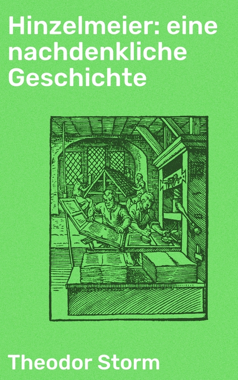 Hinzelmeier: eine nachdenkliche Geschichte - Theodor Storm