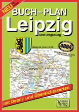 Buchstadtplan Leipzig und Umgebung