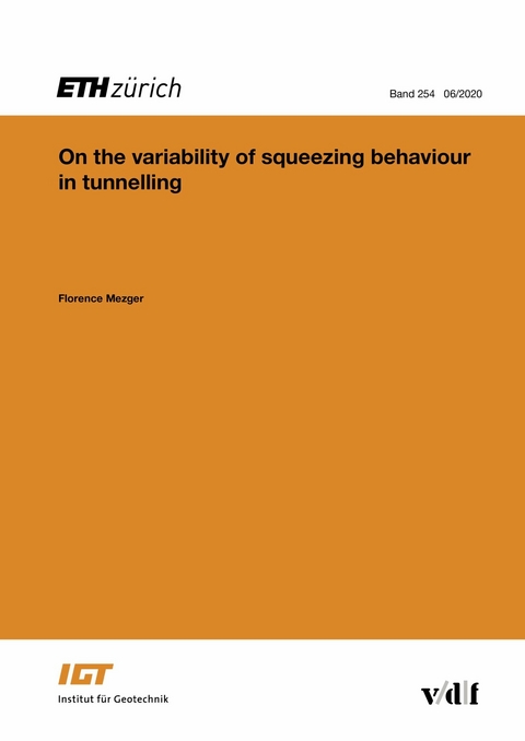 On the variability of squeezing behaviour in tunnelling -  Florence Mezger