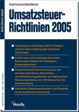 Umsatzsteuer-Richtlinien 2005 - Huschens, Ferdinand; Lembke, Otto