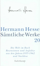 Sämtliche Werke in 20 Bänden und einem Registerband - Hermann Hesse