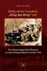 Heilig soll der Grundsatz "Krieg dem Krieg" sein! - 