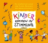 Kinder kommen in Stimmung