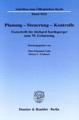 Planung – Steuerung – Kontrolle. - 