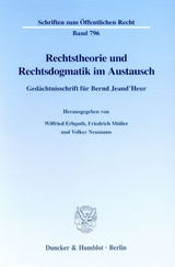 Rechtstheorie und Rechtsdogmatik im Austausch. - 