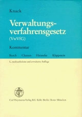 Verwaltungsverfahrensgesetz (VwVfG) - 