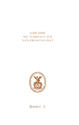 Goethe. Die Schriften zur Naturwissenschaft (Leopoldina) - 