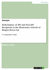 Performance of 4PS and Non-4PS Recipients in the Elementary Schools of Burgos, Ilocos Sur