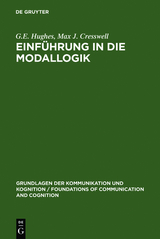 Einführung in die Modallogik - G.E. Hughes, Max J. Cresswell