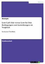 Low-Carb Diät versus Low-Fat Diät. Bedingungen und Auswirkungen im Vergleich