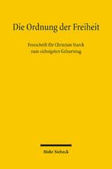 Die Ordnung der Freiheit - 