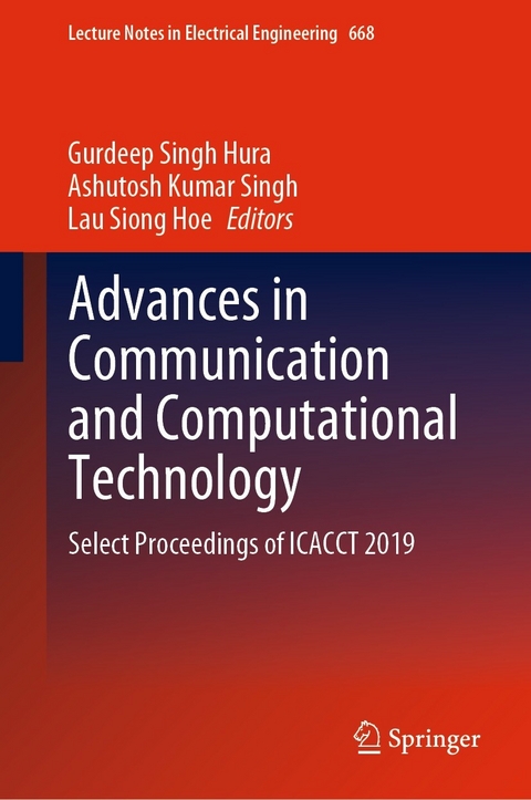 Advances in Communication and Computational Technology - 