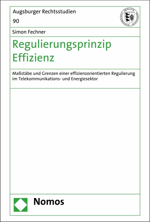 Regulierungsprinzip Effizienz - Simon Fechner