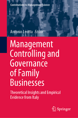 Management Controlling and Governance of Family Businesses - 