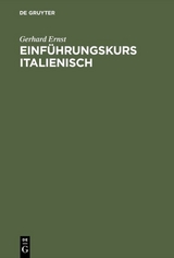 Einführungskurs Italienisch - Gerhard Ernst