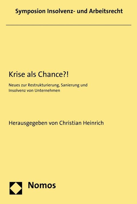 Krise als Chance?! - 