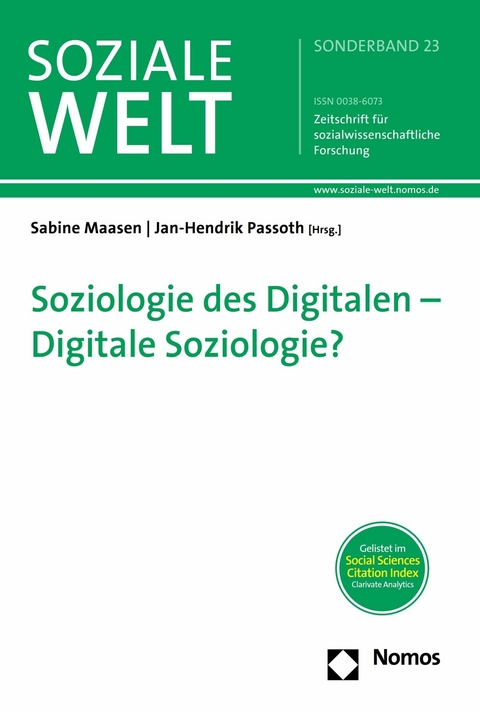 Soziologie des Digitalen - Digitale Soziologie? - 