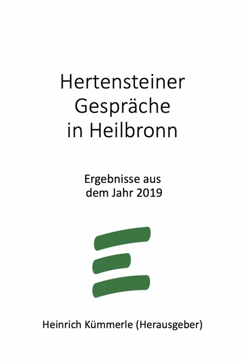 Hertensteiner Gespräche in Heilbronn - Heinrich Kümmerle