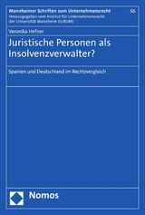 Juristische Personen als Insolvenzverwalter? - Veronika Hefner