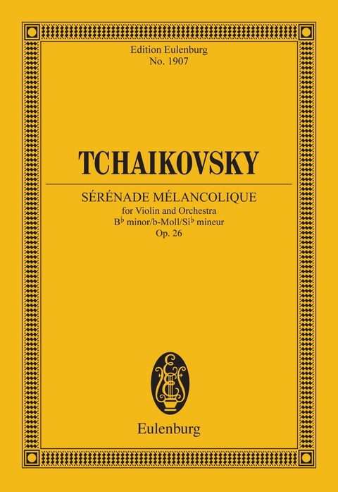 Sérénade mélancolique Bb minor - Pyotr Ilyich Tchaikovsky