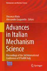 Advances in Italian Mechanism Science - 