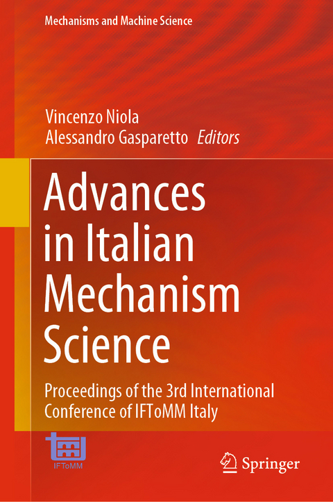 Advances in Italian Mechanism Science - 