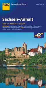 ADAC Bundesländerkarte Deutschland 04 Sachsen-Anhalt 1:250.000 - 