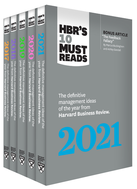 5 Years of Must Reads from HBR: 2021 Edition (5 Books) -  Marcus Buckingham,  Adam Grant,  Michael E. Porter,  Harvard Business Review,  Joan C. Williams