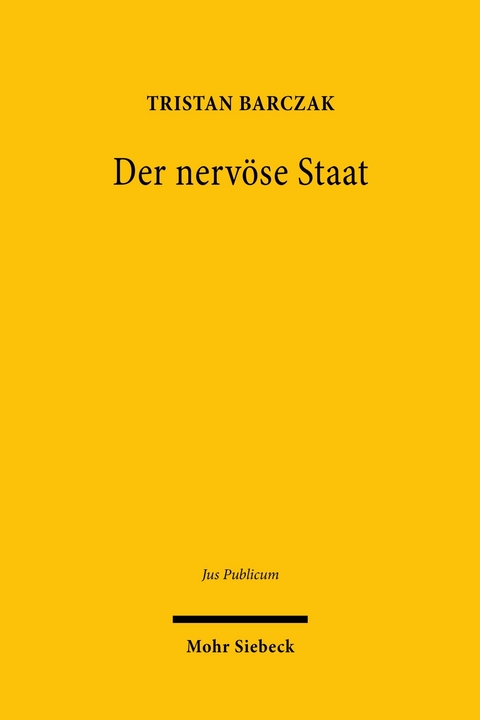 Der nervöse Staat -  Tristan Barczak