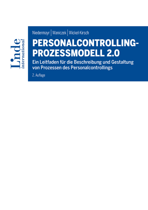 Personalcontrolling-Prozessmodell 2.0 -  Rita Niedermayr,  Mirko Waniczek,  Silke Wickel-Kirsch