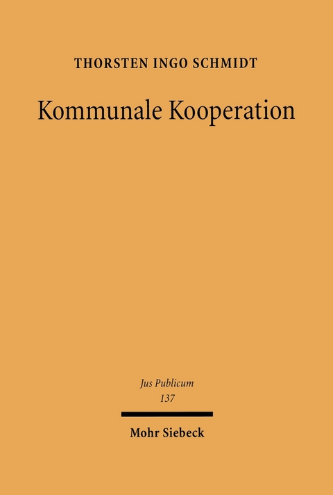 Kommunale Kooperation -  Thorsten Ingo Schmidt