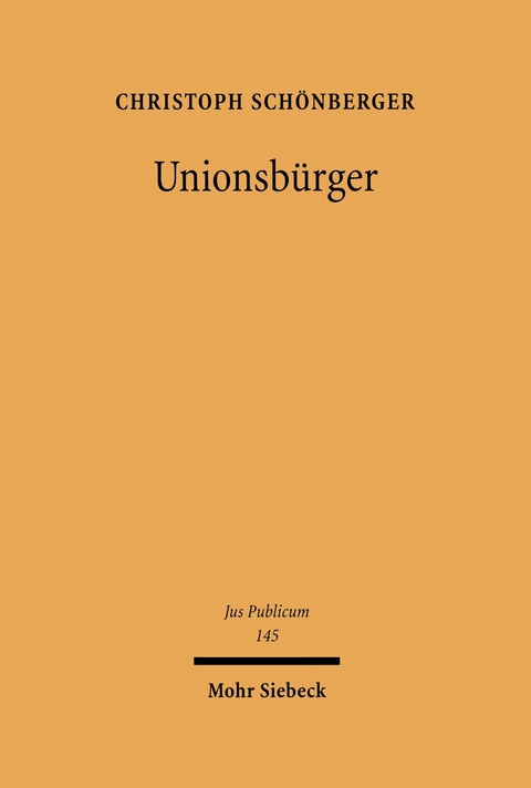 Unionsbürger -  Christoph Schönberger