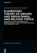 Elementary Theory of Groups and Group Rings, and Related Topics - 