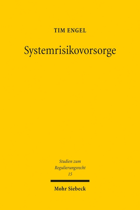 Systemrisikovorsorge -  Tim Engel