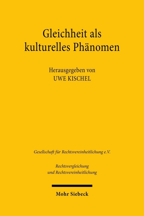 Gleichheit als kulturelles Phänomen - 