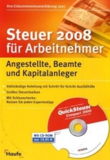 Steuer 2008 für Arbeitnehmer mit CD-ROM - Dittmann, Willi; Happe, Rüdiger; Schnell, Reinhard