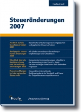 Steueränderungen 2007 - 