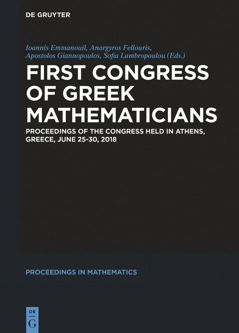 First Congress of Greek Mathematicians - 