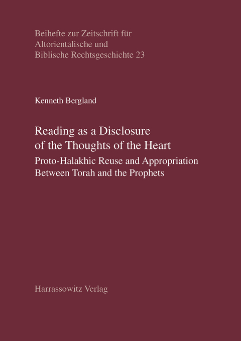 Reading as a Disclosure of the Thoughts of the Heart -  Kenneth Bergland