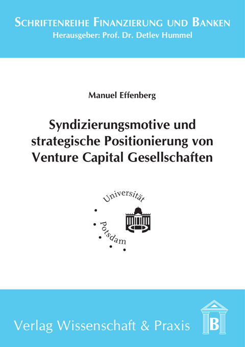 Syndizierungsmotive und strategische Positionierung von Venture Capital Gesellschaften. -  Manuel Effenberg