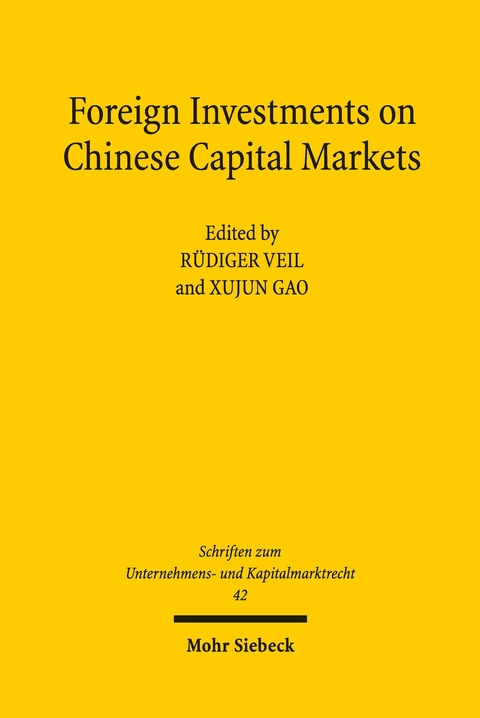 Foreign Investments on Chinese Capital Markets - 