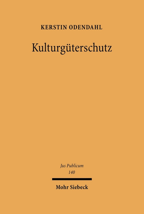 Kulturgüterschutz -  Kerstin Odendahl