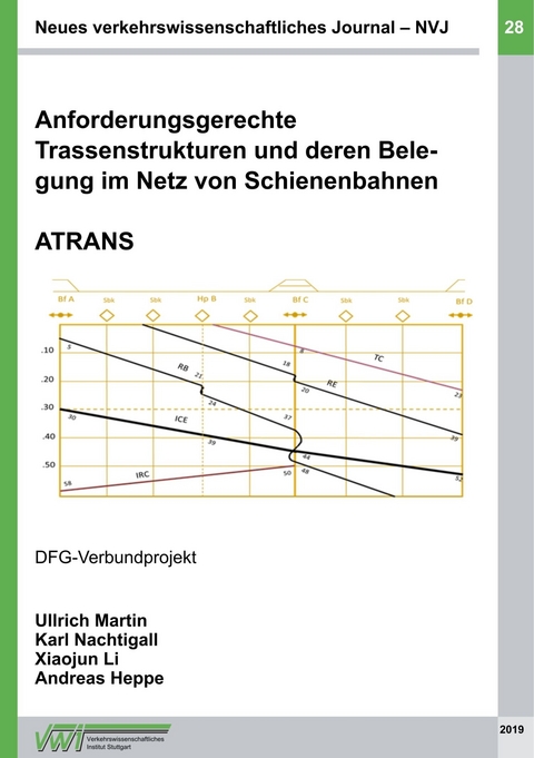 Anforderungsgerechte Trassenstrukturen und deren Belegung im Netz von Schienenbahnen - ATRANS -  Andreas Heppe,  Karl Nachtigall,  Xiaojun Li