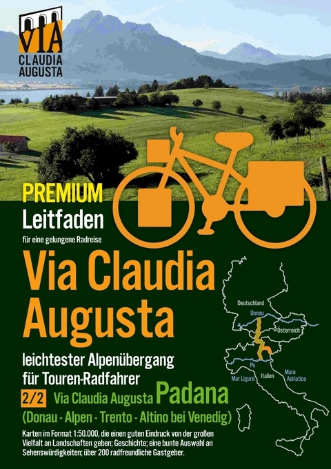 Rad-Route Via Claudia Augusta 2/2 &quot;Padana&quot;   P R E M I U M -  Christoph Tschaikner